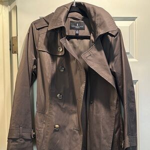 London Fog Olive Brown Trench Coat